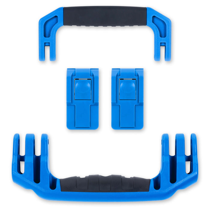 Pelican 1535 Air Replacement Handles & Latches, Blue (Set of 2 Handles, 2 Latches) ColorCase