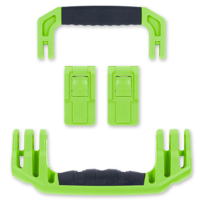 Pelican 1535 Air Replacement Handles & Latches, Lime Green (Set of 2 Handles, 2 Latches) ColorCase