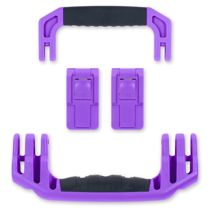 Pelican 1535 Air Replacement Handles & Latches Set - Purple -