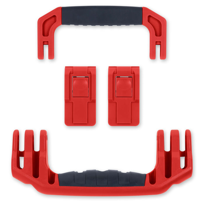 Pelican 1535 Air Replacement Handles & Latches, Red (Set of 2 Handles, 2 Latches) ColorCase