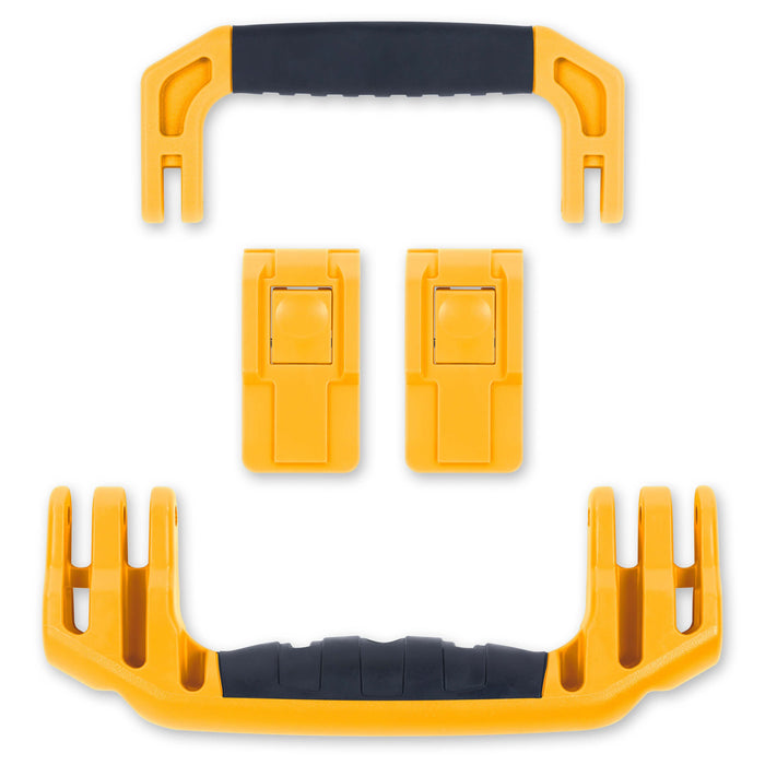 Pelican 1535 Air Replacement Handles & Latches, Yellow (Set of 2 Handles, 2 Latches) ColorCase