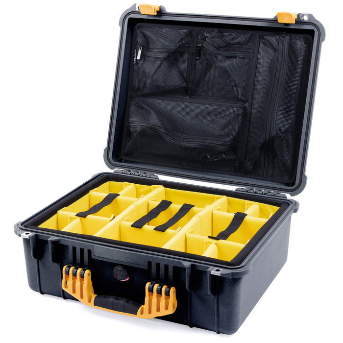 Yellow Padded Dividers / Mesh Lid Organizer