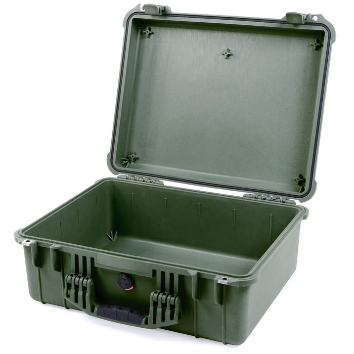 Pelican 1550 Case, OD Green None (Case Only) ColorCase 015500-0000-130-130