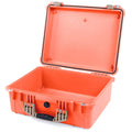 Pelican 1550 Case, Orange with Desert Tan Handle & Latches None (Case Only) ColorCase 015500-0000-150-310