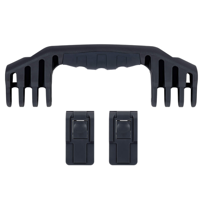 Pelican 1550 Replacement Handle & Latches, Black, Push-Button (Set of 1 Handle, 2 Latches) ColorCase