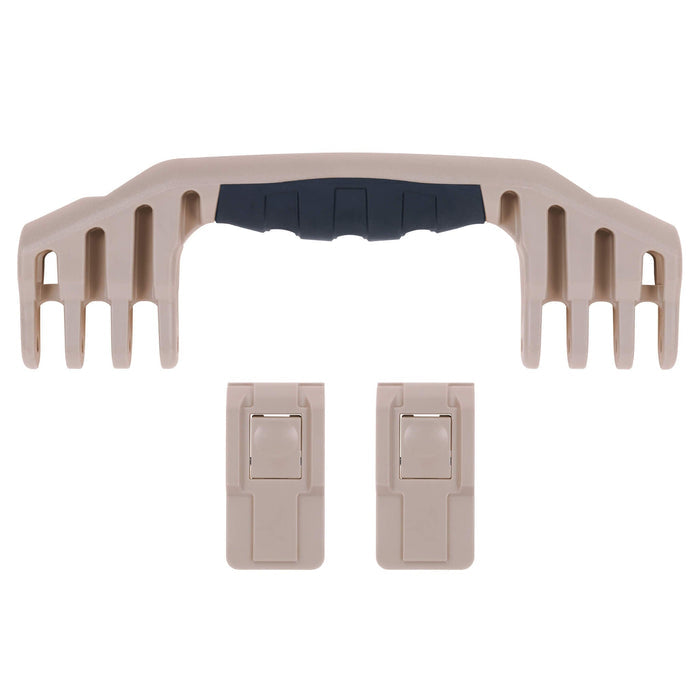 Pelican 1550 Replacement Handle & Latches, Desert Tan (Set of 1 Handle, 2 Push-Button Latches) ColorCase