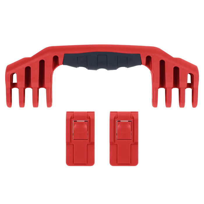 Pelican 1550 Replacement Handle & Latches, Red (Set of 1 Handle, 2 Push-Button Latches) ColorCase