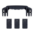 Pelican 1555 Air Replacement Handle & Latches, Black, Push-Button (Set of 1 Handle, 3 Latches) ColorCase