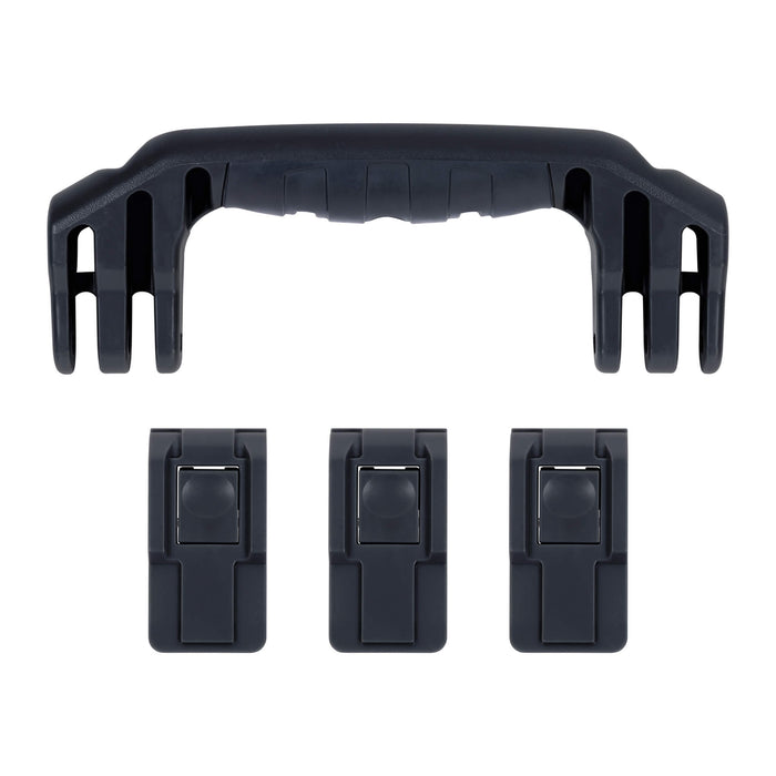 Pelican 1555 Air Replacement Handle & Latches, Black, Push-Button (Set of 1 Handle, 3 Latches) ColorCase