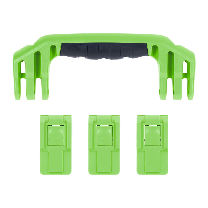 Pelican 1555 Air Replacement Handle & Latches, Lime Green (Set of 1 Handle, 3 Latches) ColorCase