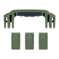Pelican 1555 Air Replacement Handle & Latches, OD Green (Set of 1 Handle, 3 Latches) ColorCase