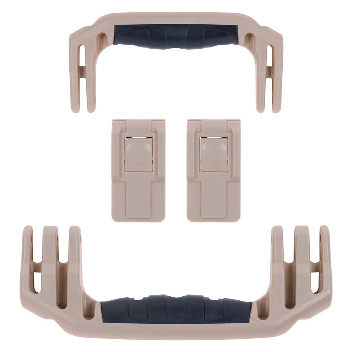 Pelican 1556 Air Replacement Handles & Latches, Desert Tan (Set of 2 Handles, 2 Latches) ColorCase