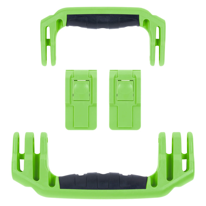 Pelican 1556 Air Replacement Handles & Latches, Lime Green (Set of 2 Handles, 2 Latches) ColorCase