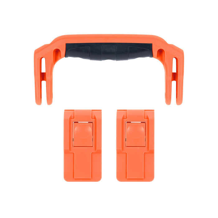 Pelican 1557 Air Replacement Handle & Latches, Orange, Push-Button (Set of 1 Handle, 2 Latches) ColorCase