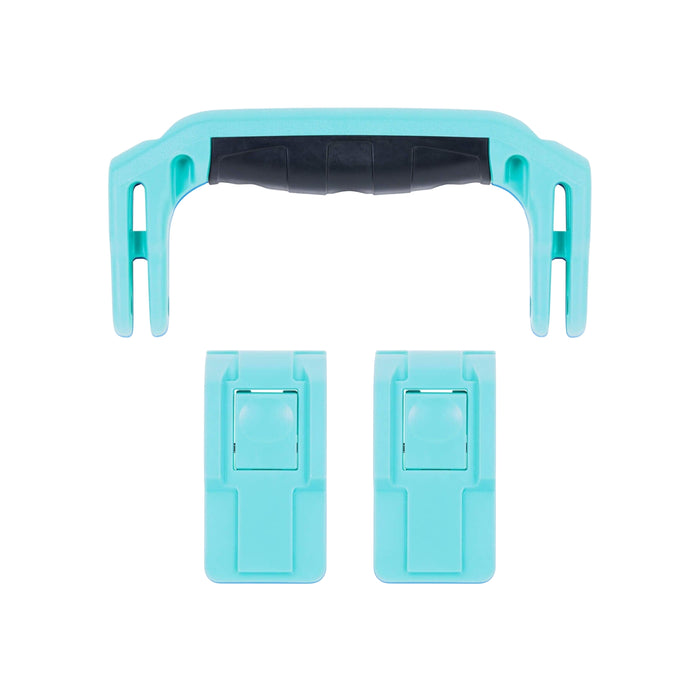 Pelican 1557 Air Replacement Handle & Latches, Teal (Set of 1 Handle, 2 Latches) -