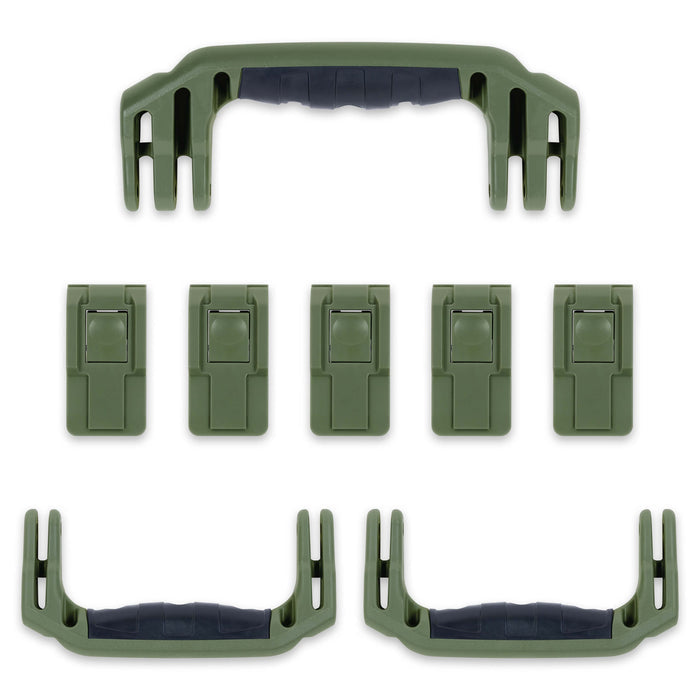 Pelican 1595 Air Replacement Handles & Latches Set - OD Green ColorCase