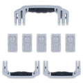 Pelican 1595 Air Replacement Handles & Latches Set - Silver ColorCase