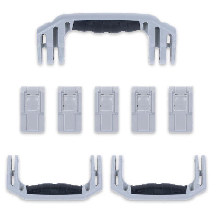Pelican 1595 Air Replacement Handles & Latches Set - Silver ColorCase