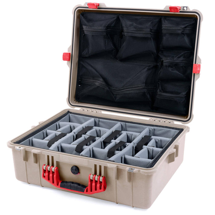 Padded Microfiber Dividers / Mesh Lid Organizer