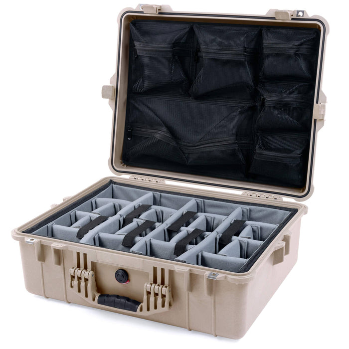 Padded Microfiber Dividers / Mesh Lid Organizer