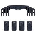 Pelican 1600 Replacement Handle & Latches, Black, Push-Button (Set of 1 Handle, 4 Latches) ColorCase