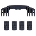 Pelican 1600 Replacement Handle & Latches, Black (Set of 1 Handle, 4 Latches) ColorCase