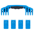 Pelican 1600 Replacement Handle & Latches, Blue (Set of 1 Handle, 4 Push-Button Latches) ColorCase