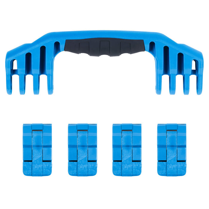 Pelican 1600 Replacement Handle & Latches, Blue (Set of 1 Handle, 4 Latches) ColorCase