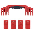 Pelican 1600 Replacement Handle & Latches, Red (Set of 1 Handle, 4 Push-Button Latches) ColorCase