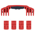 Pelican 1600 Replacement Handle & Latches, Red (Set of 1 Handle, 4 Latches) ColorCase