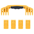 Pelican 1600 Replacement Handle & Latches, Yellow, Push-Button (Set of 1 Handle, 4 Latches) ColorCase