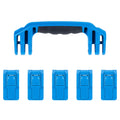 Pelican 1605 Air Replacement Handle & Latches, Blue (Set of 1 Handle, 5 Latches) ColorCase