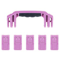 Pelican 1605 Air Replacement Handle & Latches, Magenta (Set of 1 Handle, 5 Latches) ColorCase