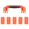 Pelican 1605 Air Replacement Handle & Latches, Orange, Push-Button (Set of 1 Handle, 5 Latches) ColorCase