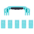 Pelican 1605 Air Replacement Handle & Latches, Teal (Set of 1 Handle, 5 Latches) ColorCase