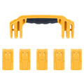 Pelican 1605 Air Replacement Handle & Latches, Yellow, Push-Button (Set of 1 Handle, 5 Latches) ColorCase