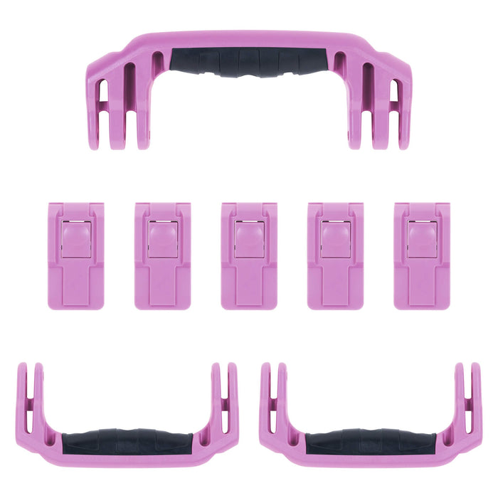 Pelican 1606 Air Replacement Handles & Latches, Magenta (Set of 3 Handles, 5 Latches) ColorCase