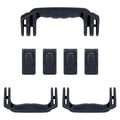 Pelican 1607 Air Replacement Handles & Latches, Black (Set of 3 Handles, 4 Latches) ColorCase