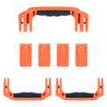 Pelican 1607 Air Replacement Handles & Latches, Orange (Set of 3 Handles, 4 Latches) ColorCase