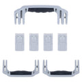 Pelican 1607 Air Replacement Handles & Latches, Silver (Set of 3 Handles, 4 Latches) ColorCase
