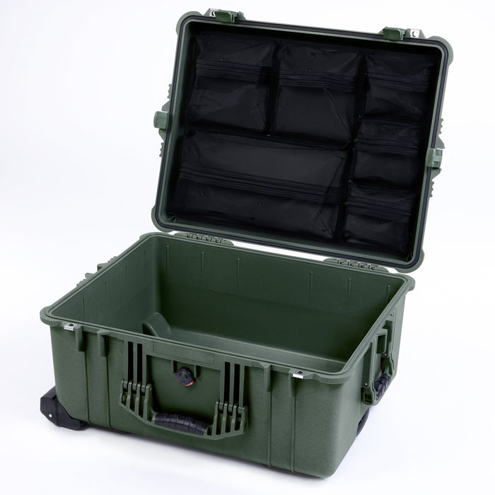 Pelican 1610 Case, OD Green - Mesh Lid Organizer Only