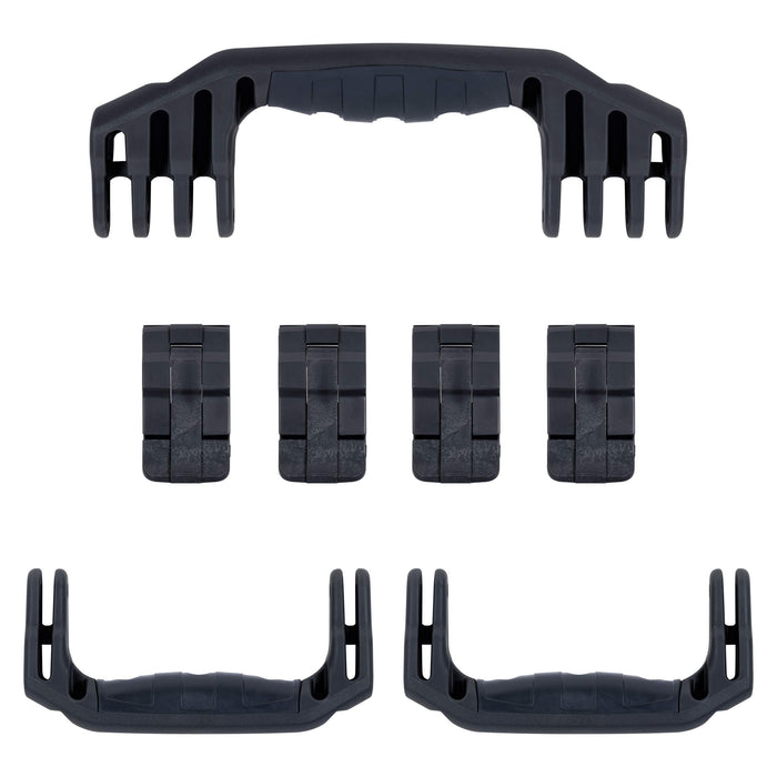 Pelican 1610 Replacement Handles & Latches, Black (Set of 3 Handles, 4 Latches) ColorCase