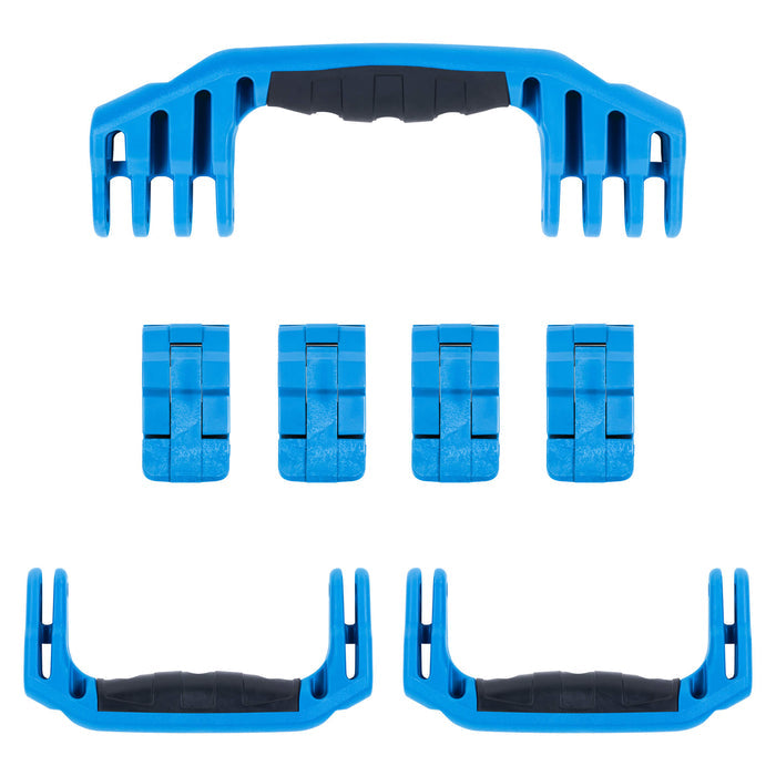 Pelican 1610 Replacement Handles & Latches, Blue (Set of 3 Handles, 4 Latches) ColorCase