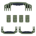 Pelican 1610 Replacement Handles & Latches, OD Green (Set of 3 Handles, 4 Latches) ColorCase
