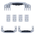 Pelican 1610 Replacement Handles & Latches, Silver (Set of 3 Handles, 4 Latches) ColorCase