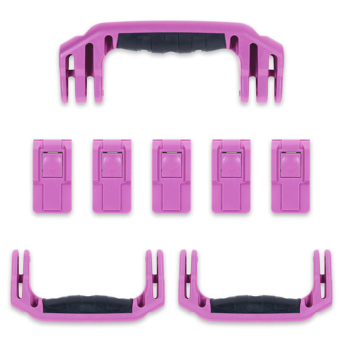 Pelican 1615 Air Replacement Handles & Latches, Magenta (Set of 3 Handles, 5 Latches) ColorCase