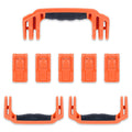 Pelican 1615 Air Replacement Handles & Latches, Orange (Set of 3 Handles, 5 Latches) ColorCase