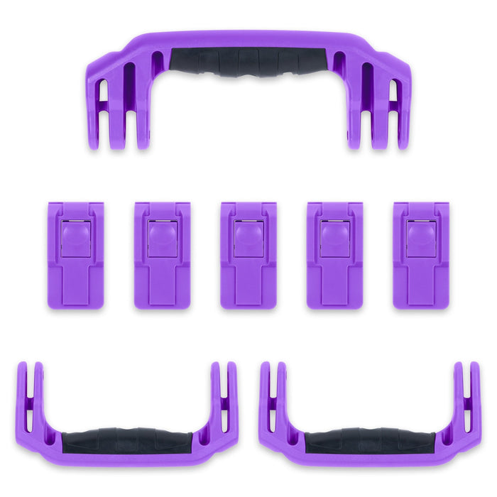 Pelican 1615 Air Replacement Handles & Latches Set - Purple -