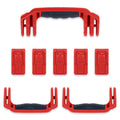Pelican 1615 Air Replacement Handles & Latches, Red (Set of 3 Handles, 5 Latches) ColorCase