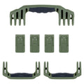 Pelican 1620 Replacement Handles & Latches, OD Green (Set of 3 Handles, 4 Push-Button Latches) ColorCase